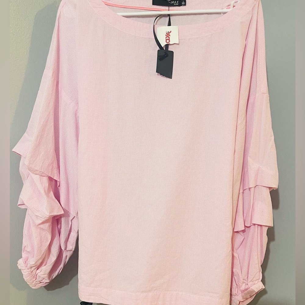💎💎💖Pink Ruffled Sleeve Top - Picture 11 of 14